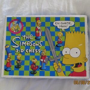 Rare Simpsons 3D Chess Set